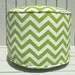 Green chevron pouf ottoman, chevron floor pouf, round ottoman 18", bean bag chair, childrens pouf, green floor cushion, pouffe, nursery pouf
