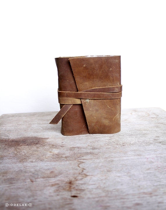 Aerie - Natural Handstitched Leather Journal