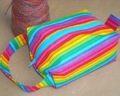 Rainbow Stripe Box Bag
