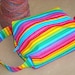 Rainbow Stripe Box Bag