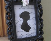 petite french market jane austen silhouette frame