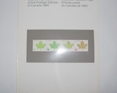 1980 Canada Stamp Collection Mint Annual Book
