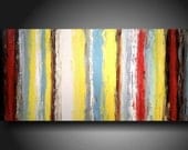 Art Original abstract Painting modern landscape painting art painting large landscape painting 24 X 48