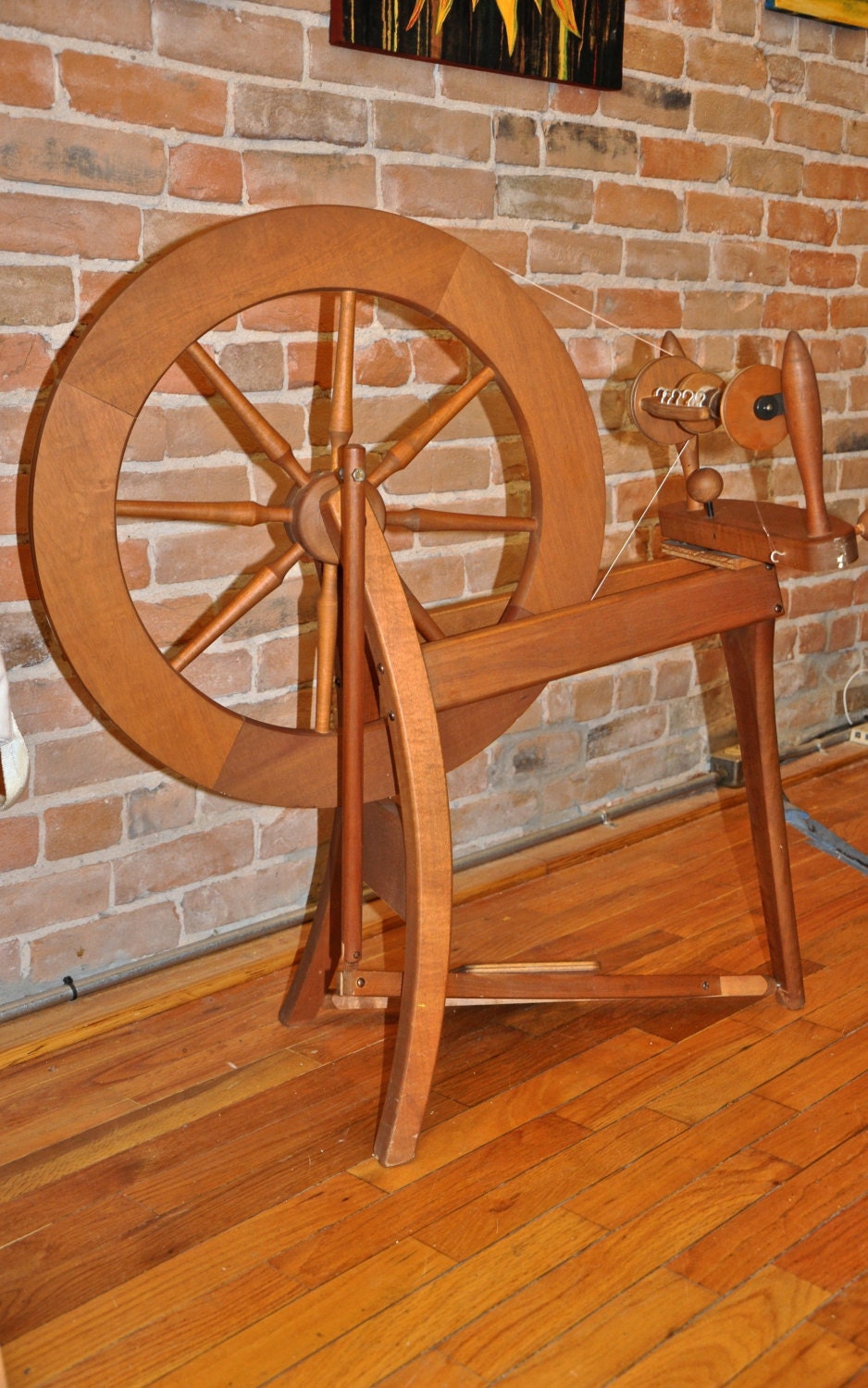 Ashford Traditional Saxony Spinning Wheel Vintage