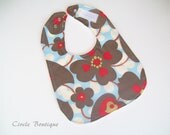 Morning Glory Reversible Minky Bib