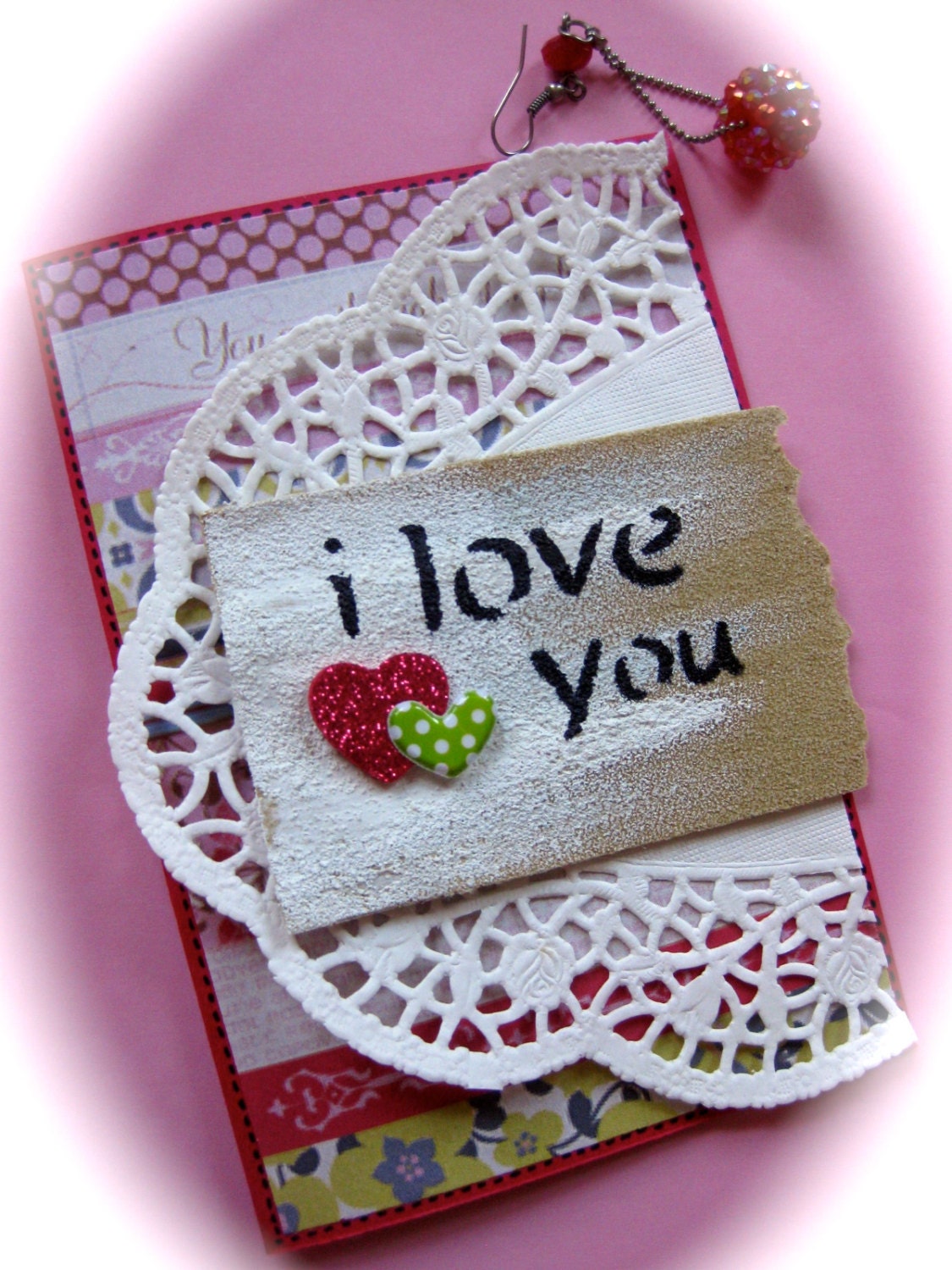 I love You / Valentine Greeting Card