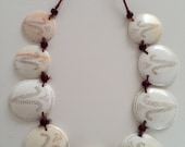Unusual Vintage Shell Necklace