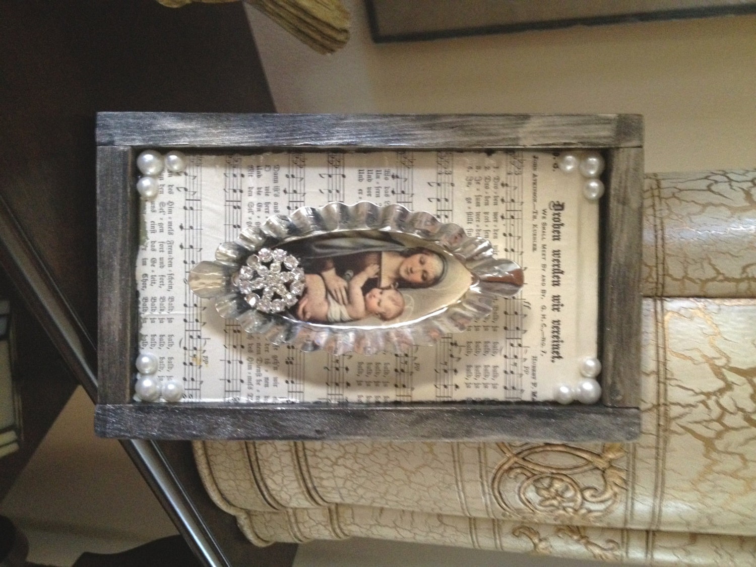 Faith Found Assemblege Art Wall Hanging