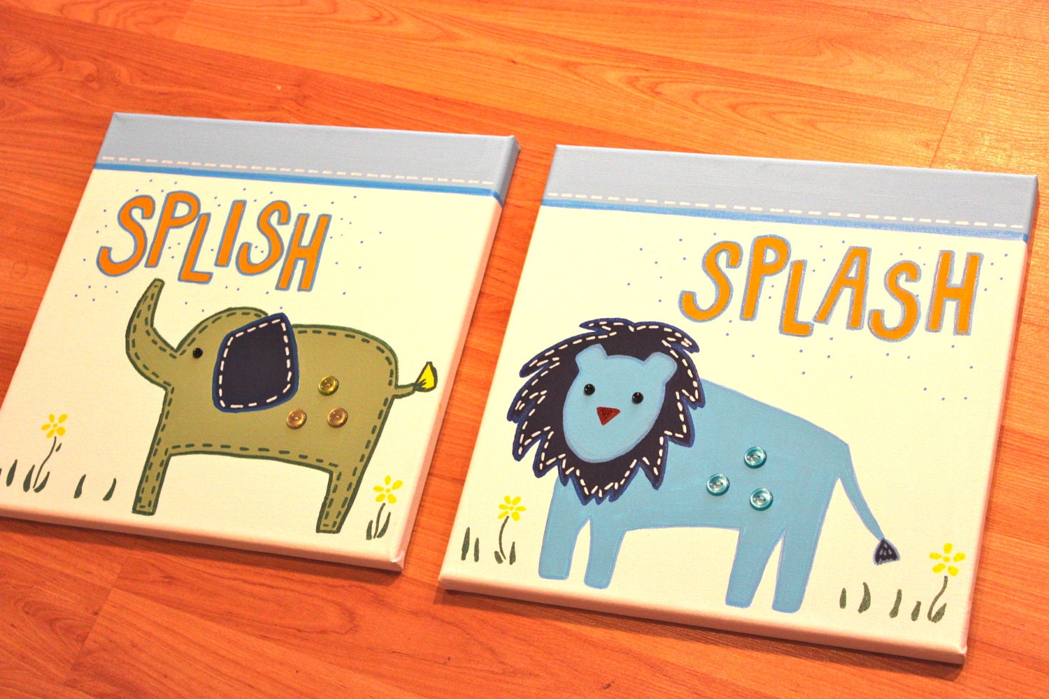 ABC's Bathroom Kid's Wall Art- Coordinate with PBK Bath