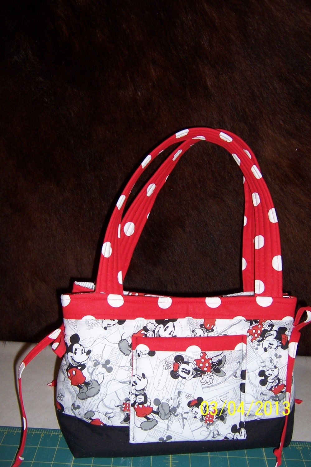 Mini Bow tuks purse