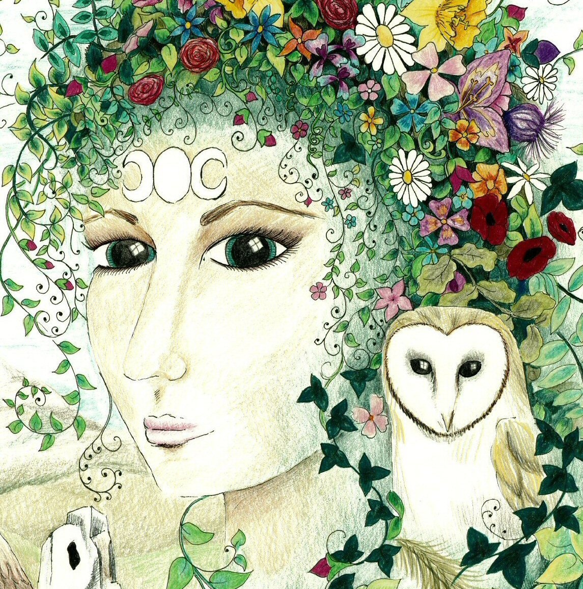 Blodeuedd -  Celtic Fine art giclee print