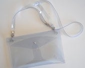 Sarah envelope bag with crossbody strap (Handmade to order)