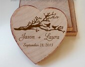 Wedding Favor Wood Magnets-50 Custom Save the date  made to order