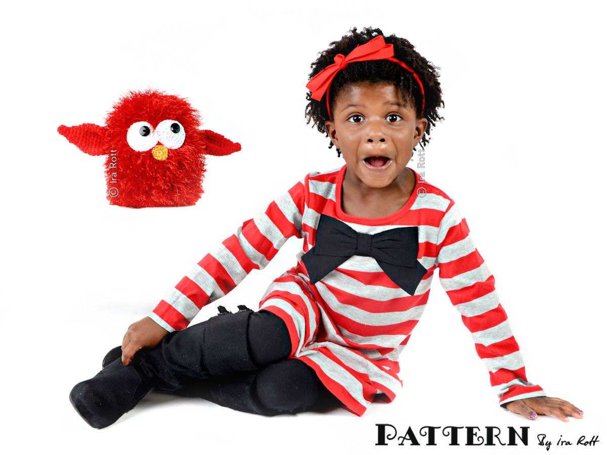 NEW PATTERN, Sparky the Lava Monster, Amigurumi toy, Crochet Pattern in PDF