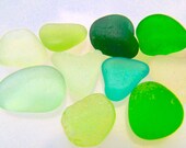Sea Glass or Beach Glass from Hawaii's Beaches UV TEAL AQUA Hearts 22 dollars in my Etsy shop