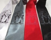 Mens Neck Tie - Culture Vulture - Silk necktie in four tie color choices