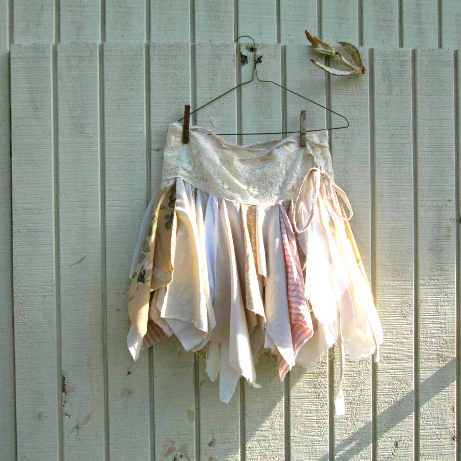 one size fits most / funky day skirt / wrap skirt / pixie skirt / romantic skirt / valentine / upcycled skirt by CreoleSha