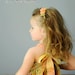 Girls Ruffle Knot Top SEWING PATTERN, Girls & Dolls, PDF tutorial, 6m-8