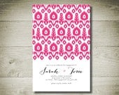 IKAT - Custom Personalised Printable Invitation