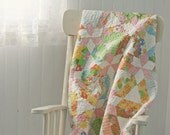 Modern Toddler or Lap Quilt