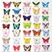 ONE handmade dupioni silk butterfly hair clip . the butterfly house . your choice