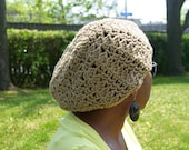 Rastafarian Hat Adult Unisex Crochet Slouchy Roots Rasta Hat