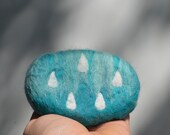 Felted Soap  Drops   ( Spearmint Eucalyptus )