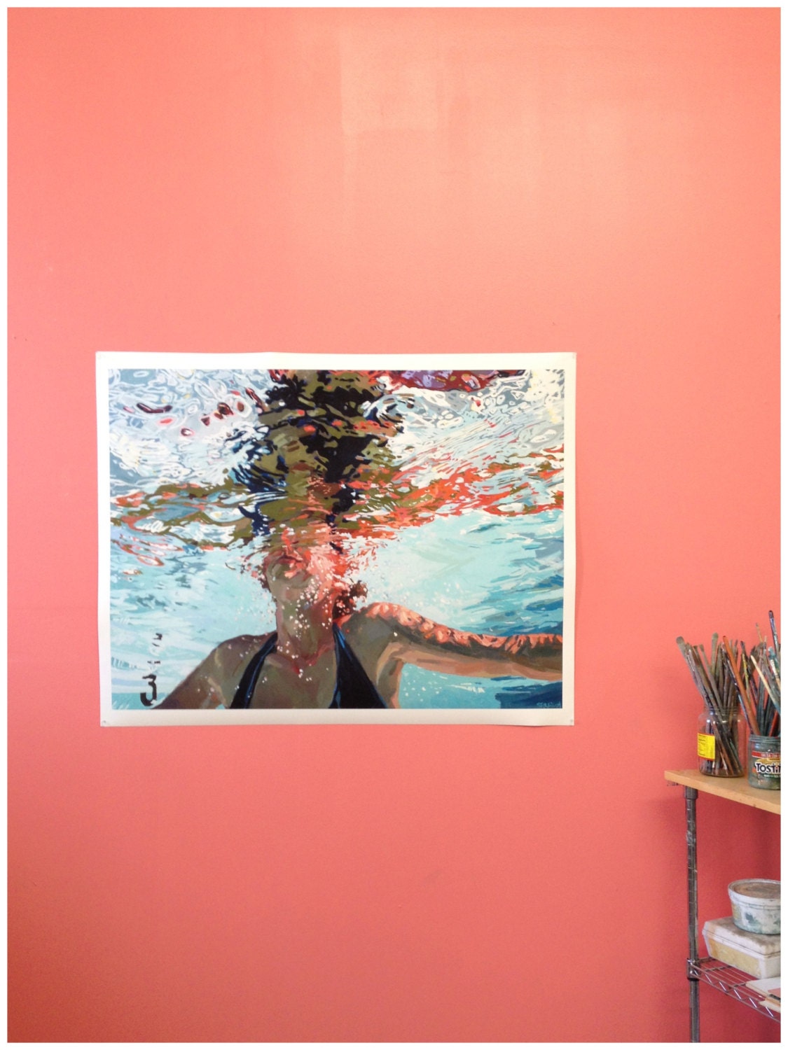 Three feet below:  22x29"  Archival Print - Signed Limited Edition