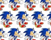 SONIC The Hedgehog / Custom Gift WRAP / Nintendo / Sega / Birthday, Party, Any Occasion Wrapping Paper (1ft Roll 12" T X 24" L)