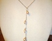 Sale - Beautiful Freshwater Pearls on Sterling Silver Necklace and Matching Earrings