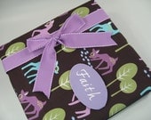 Baby memory book girl PET DEER PURPLE modern personalized boy custom large name purple blue green deer album pregnancy journal 8.5x11