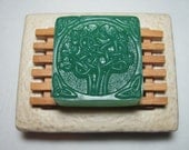 Celtic Design Soap - Bergamot and Tobacco Leaves Scented Soap  -   Handmade Soap - Vegan Soap - Glycerine Soap