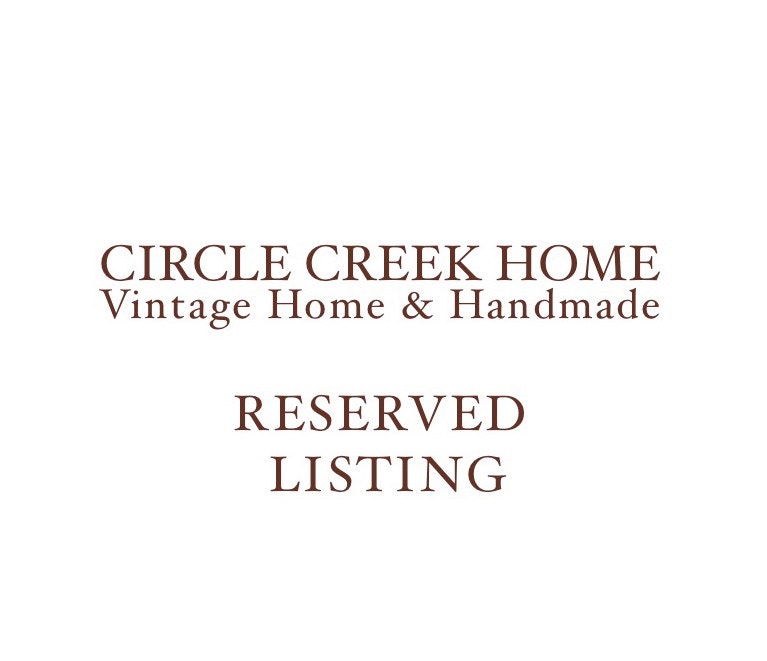 RESERVED for Harriet Tuohy Collection of 3 No. 3 Vintage Style Step Stools Handmade by Circle Creek Home