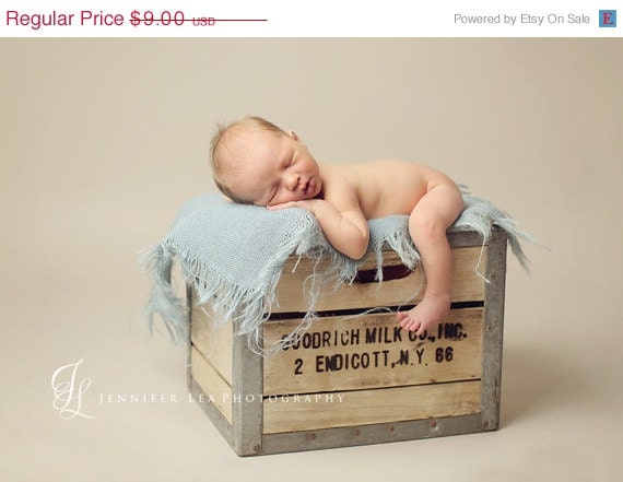 ON SALE Newborn Photo Prop Burlap Blanket Layering Photography Prop Basket Filler Basket Stuffer Mini Blanket