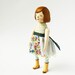 Jointed clay art doll - Paper clay handsculpted doll - one of a kind -  Amy