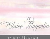 12 x 12 UPGRADE for ClaireMagnolia's Custom Books