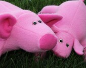 Pink Plush Piglet