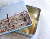 Vintage Souvenir English Cookie Tin