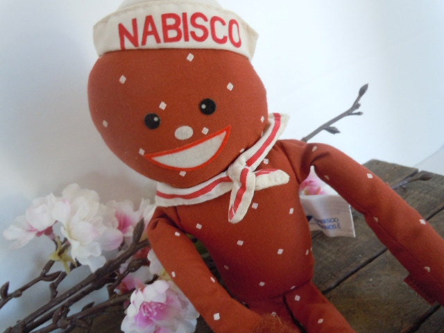 Advertising Doll Mr. Salty Nabisco Collectible Sailor Cloth Pretzel Character AMarigoldLife on Etsy