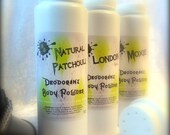 TEAK WOODS Body Powder 8 oz - deodorant for Men - no talc or cornstarch - organic