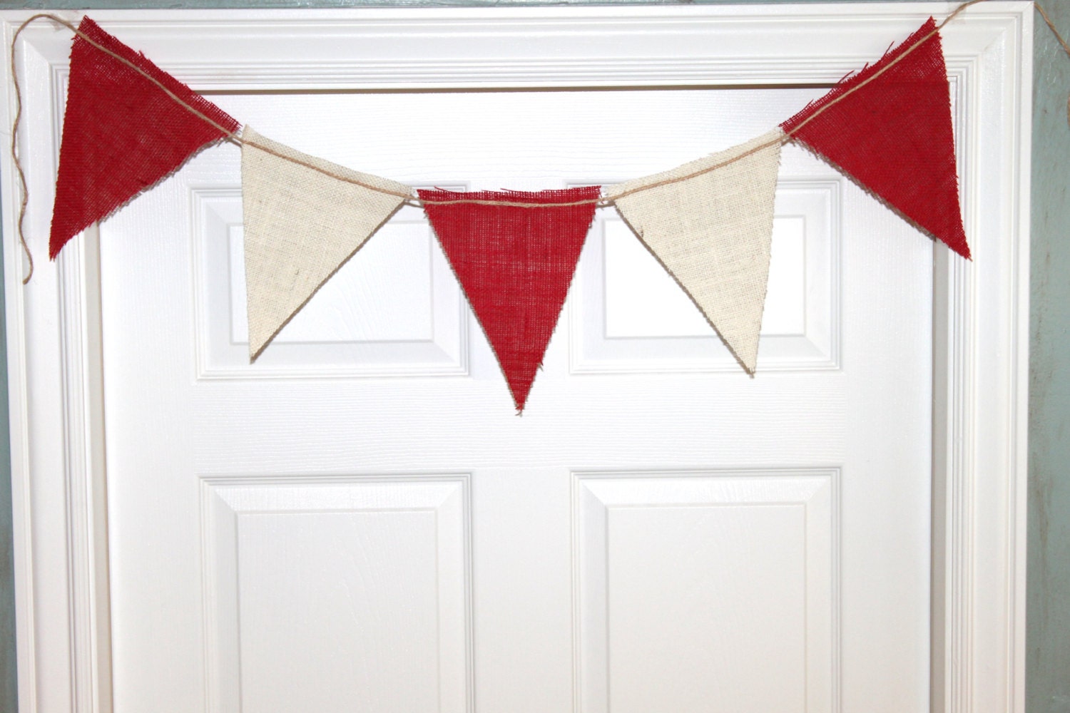 Burlap Bunting - Valentine in Heart Throb Il_170x135