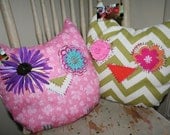Plush Owl -- Pillow or Lovey