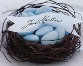Lot of 30 - Birds Nest Wedding Pary Favors Decorations - Great for Wedding Crafts - Place card Escort Cards