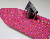 Ironing Board Cover TABLE TOP Hot Pink and bright dots