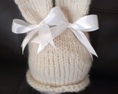 Baby hat- Bunny Ear hat- babies- young children- With or without the bows- spring- winter- Photo prop- costume- Trendy wear