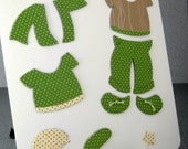Handmade Outfit for Build A Bear Teddy Tin Boy  Forest Series 4