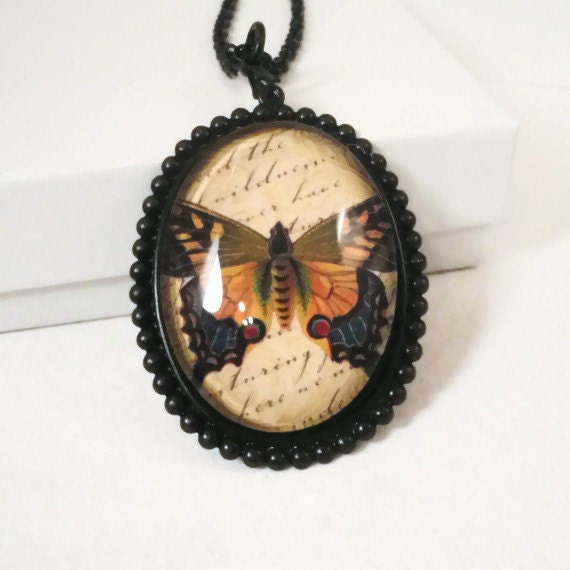 Butterfly Pendant Jewelry Big Butterfly Necklace Monarch Butterfly Necklace Butterfly Pendant Butterfly Pendant Necklace
