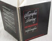 Book "Calligraphic Lettering" with Wide Pen and Brush by Ralph Douglass