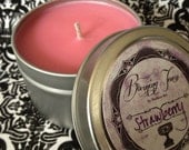 Strawberry - 4oz Tin All Natural Soy Candle
