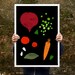 Good Food 2 Kitchen Poster print 20"x27" - archival fine art giclée print